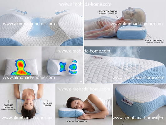 Almohada Ergonómica Premium: Fresh cool