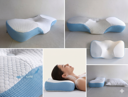 Premium Ergonomic Pillow: Fresh cool