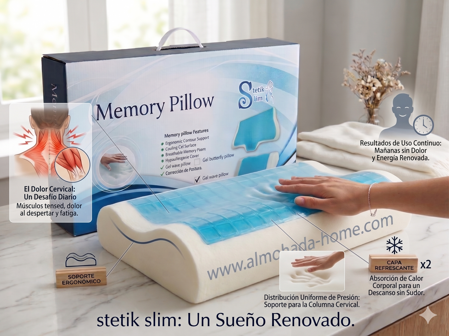 Orthopedic gel pillow PREMIUM Quality