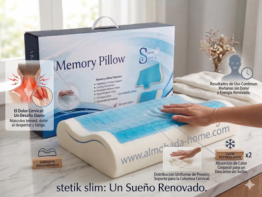 Almohada ortopédica con gel Calidad PREMIUM